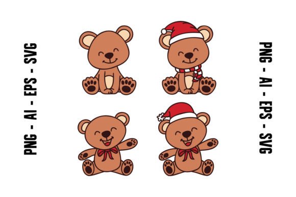 Bear Christmas Graphics and Freebies Review