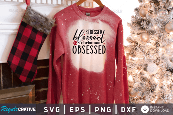 FREE Stressed Blessed Svg Design Review for Graphics and Crafts