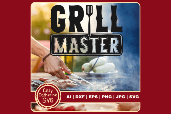 Grill Master BBQ Father’s Day SVG: A Versatile Graphic Design Asset for Content Creators