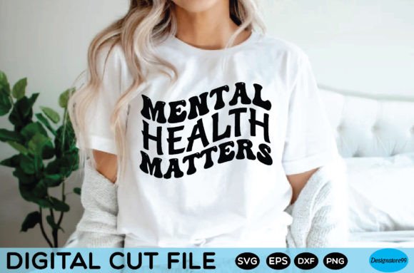 Mental Health Matters SVG: A Graphic Design Asset for Handmade Creators