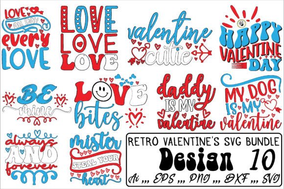 Retro Valentine s SVG Bundle: Graphics and Crafts for Branding