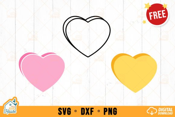 Valaentine Conversation Hearts SVG Candy Graphics and Crafts Review